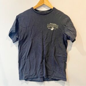 Black Ink Design United States Marines Graphic T Shirt